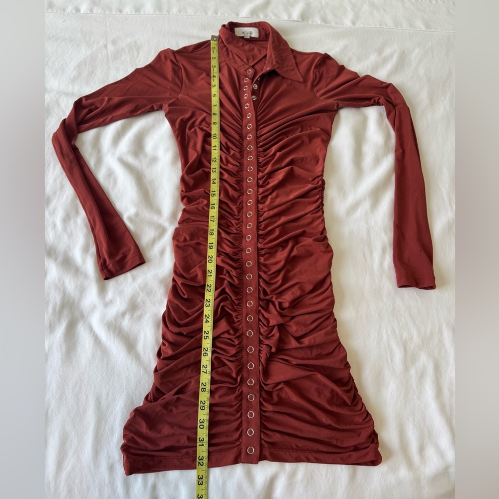 ALC Larsen Ruched Dress - Size XS - Picture 15 of 16